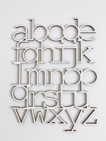 Alphabet-Schild