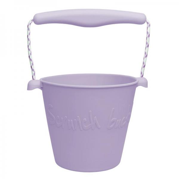 Silikonsandkübel faltbar, violett Silikonsandkübel faltbar, violett