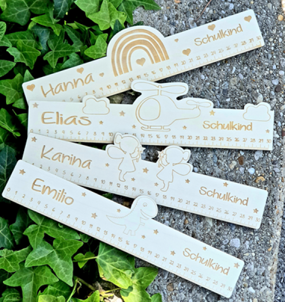 Lineal, personalisiert 30 cm Lineal, personalisiert 30 cm