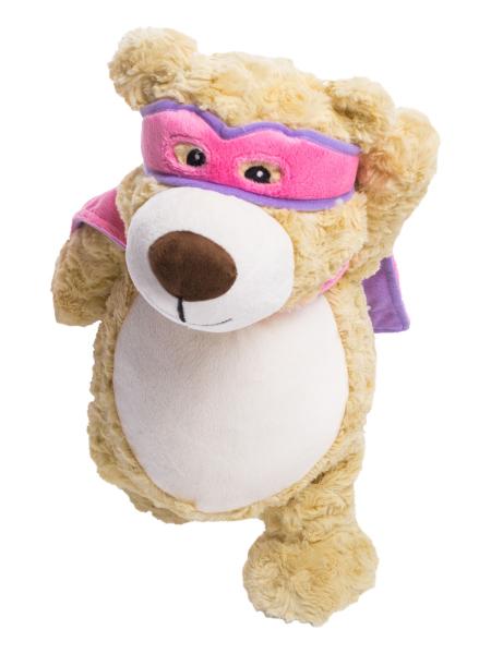 Personalisierter Teddy | Superheld rosa