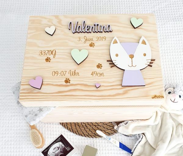 Erinnerungsbox 3D Katze Erinnerungsbox 3D Katze